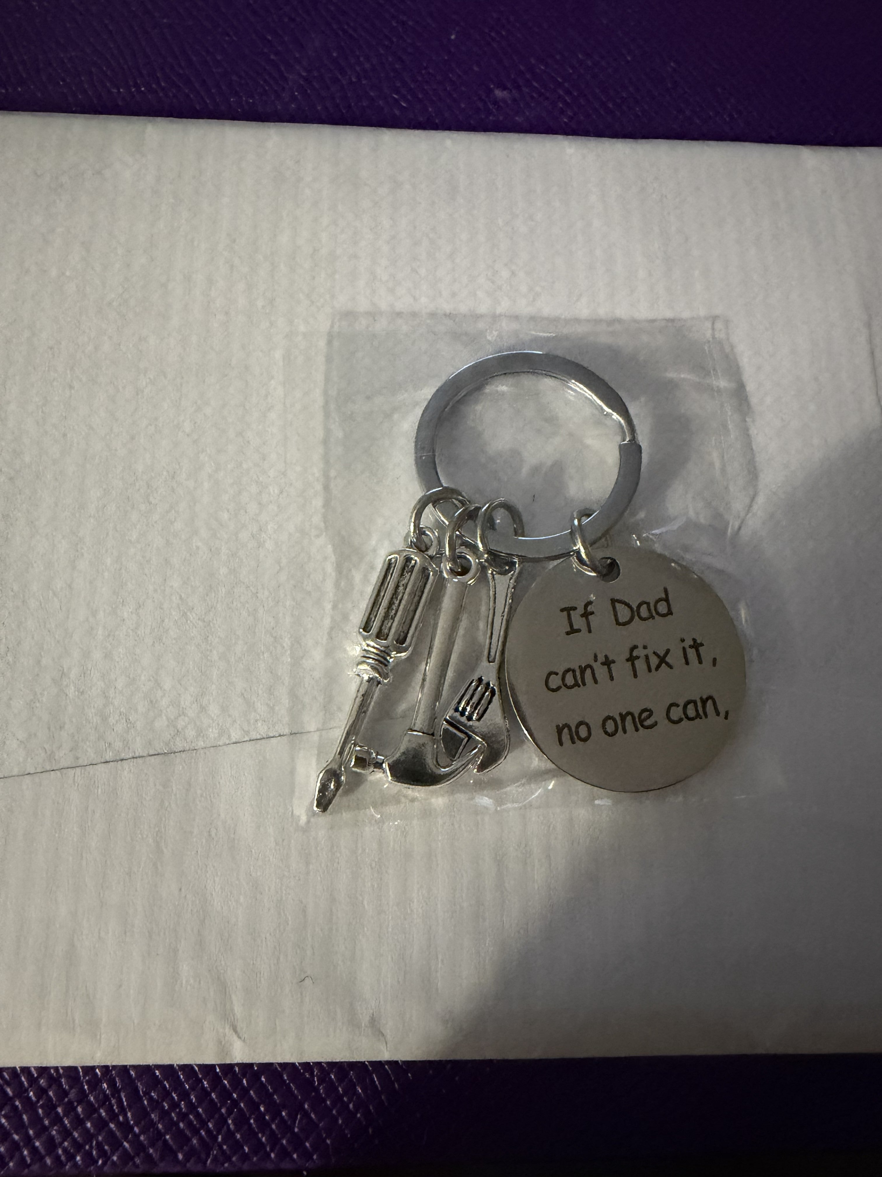 Keychain with tools for Dad